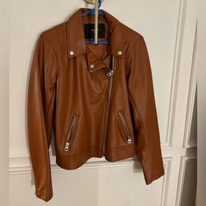 XL Brown Leather Jacket from torrid